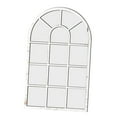 thumbnail image 2 of Espejo de Pared con Ventana Arqueada, Espejo Decorativo de Pared, Madera Rústica, Acrílico, Decoración de Pared Sencilla, Espejo de Arco de Ventana Pa Blanco, 2 of 9