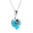 thumbnail image 1 of Collar Zvezda Heart color Turquoise plata .925 Zvezda ZCO-HEAR14-TURQ, 1 of 4