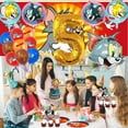 thumbnail image 3 of Tom and Jerry Balloons Party Supplies 5th Big Number Decorations Decor Kit Birthday, 3 of 5