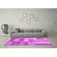 thumbnail image 3 of Ahgly Company Indoor Rectangle Patchwork Purple Transitional Area Rugs, 2' x 3', 3 of 4