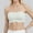 White, variant on ZJXFGS Half Bras for Women Strapless Minimizer Bras Women's Strapless Push up Bras Without Shoulders And No Ring Wrapping Bandeau Bras for Women Plus Size Beige L