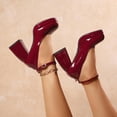 thumbnail image 5 of Xfvqtps Womens Mary Jane Block Heel Sandals Ankle Strap Chunky High Heel Comfortable Outdoor Casual Summer Heeled Shoes, 5 of 9