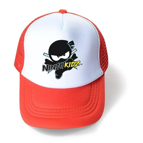 Casquette de Baseball en Maille Snapback Ninja Kidz pour Enfants Garçons Filles Été Extérieur Ajustable Respirante Chapeau de Soleil Cadeau