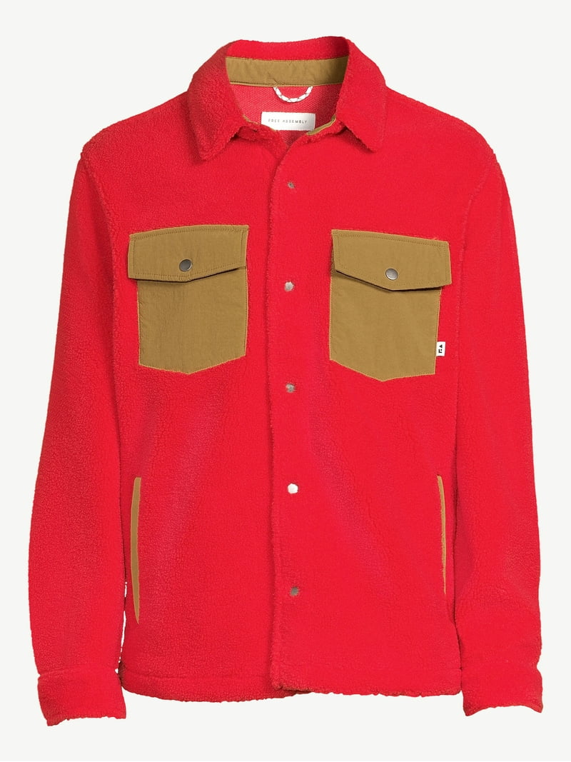 ジャケット・アウター Human Made WOOL OVERSHIRT Red/XXL Italian Wool Overshirt