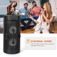 thumbnail image 4 of Haut-parleurs Bluetooth Portables Sans Fil Subwoofer Basses Puissantes avec Microphone, 4 of 7