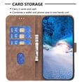 thumbnail image 4 of Hee Hee Smile Phone Case for Samsung Galaxy A72 4G Checkered Pattern Leather Cover Back Cover, 4 of 5