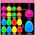 thumbnail image 2 of Huevos de Pascua jumbo PIONJOY de 8 piezas con juguetes LED luminosos, 2 of 8