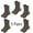 5 Pairs - Brown, variant on 5 Pairs Men's Wool Loop Socks, Winter Warm Thick Socks, Men's Outdoor Home Casual Socks fits all sizes 8-12
