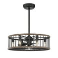 thumbnail image 3 of Kona 6-Light Fandelier in Sapele, 3 of 5