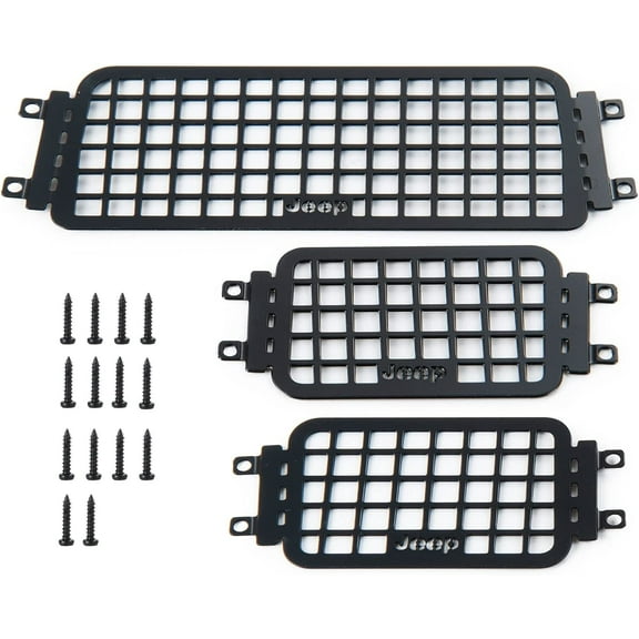 Metal Rear Side Window Mesh Protective Net for Axial SCX24 AXI00002 JLU CRC 1/24 RC Crawler Car Upgrade Parts