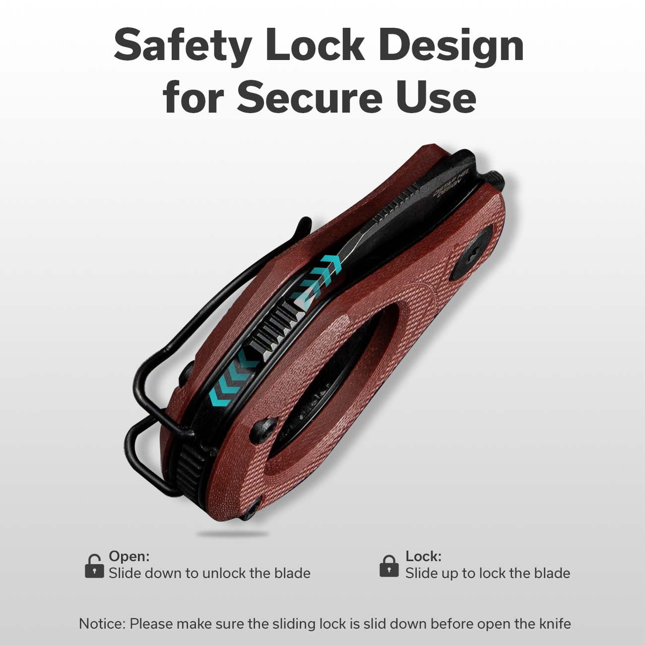 CIVIVI Pyrus Mini EDC Folding Utility Knife, Compact Keychain Box Cutter with 14C28N Blade & Ringed G10 Handle C23038-1 (Burgundy)