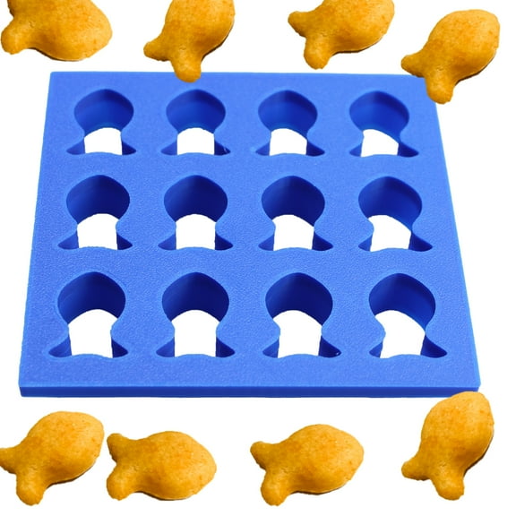 Mini Goldfish Cookie Cracker Cutter 1 Inch - Hand Made in the USA by Mighty Gadget (12 Goldfish cutter)