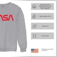thumbnail image 6 of Vintage NASA Worm Logo Crewneck Sweatshirt Astronaut Space Exploration Emblem, 6 of 7