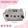 thumbnail image 2 of Estuche para Lápices Simhoa Bolsa de Cosméticos con Gato de Dibujos Animados, 2 of 3