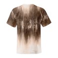 thumbnail image 5 of Mfakffe Mens Graphic Crewneck Tshirt Summer Plus Size Short Sleeve Lightweight Tops Gradient Color Casual Big and Tall Tees, 5 of 5