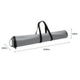 thumbnail image 7 of Simplify 30" Wrapping Paper Storage Bag, Holiday Storage Polyester, Grey, 7 of 7