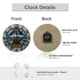 thumbnail image 3 of Wall Clock Decorative - Funny Blue Crab Print 2D Vintage Wall Clocks Battery Operated Silent Non-Ticking for Bedroom, Living Room, Kitchen, Office, Classroom, 10 Inch, 3 of 7