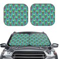thumbnail image 2 of Sikiie Sunmmer Cat Print Foldable Car Windshield Sun Visor, Car Window Sunshade Suitable for Sedan, SUV and Truck Car Accessories-Large, 2 of 6