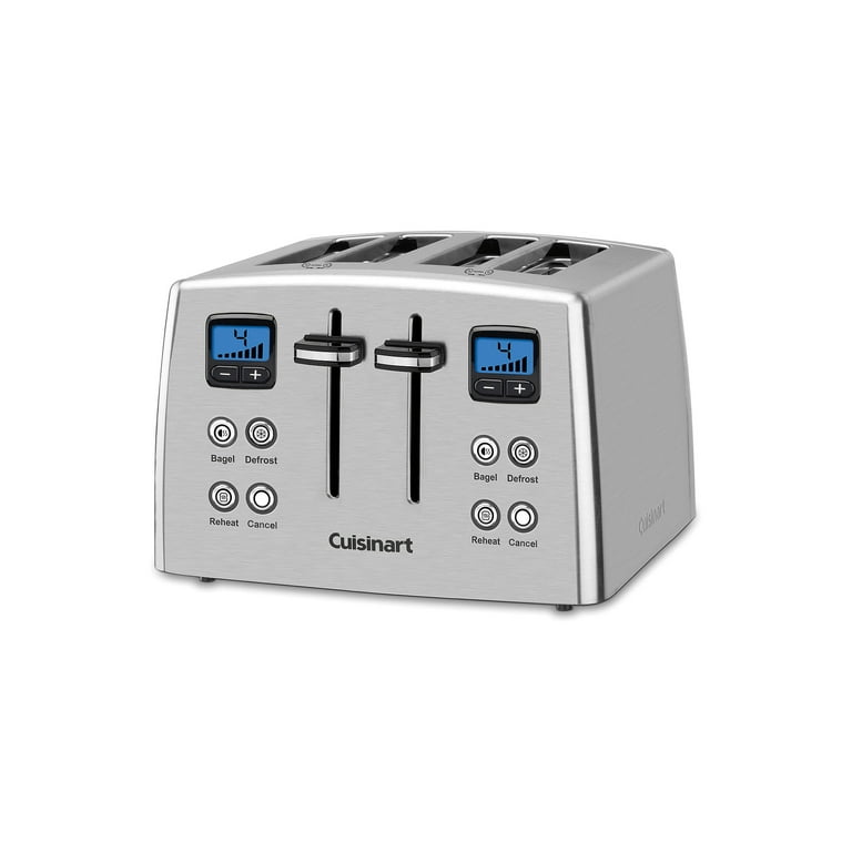 Cuisinart Toasters 4 Slice Countdown Metal Toaster New CPT 435P1