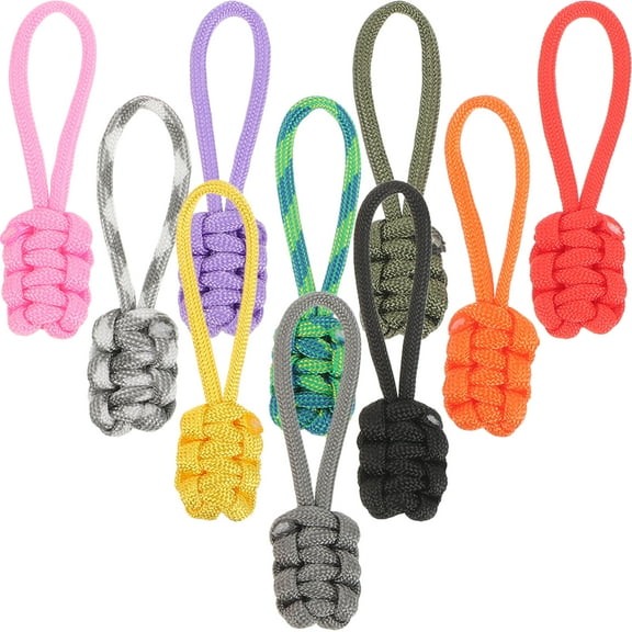 10 Pcs Zipper Repair Kit Pull Replacement for Jacket Tab Detachable Head Pulls Universal Pullers