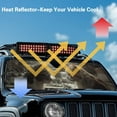 thumbnail image 5 of Uorisanigo Windshield Sunshade Sun Shade Heat Shield Funny Cat Driving Sun Visor Mat Suitable for Rubicon Sahara TJ JK JKU 2 Door & 4 Door, Keep Interior Cool Prevent Dashboard Fades and Cracks, 5 of 7