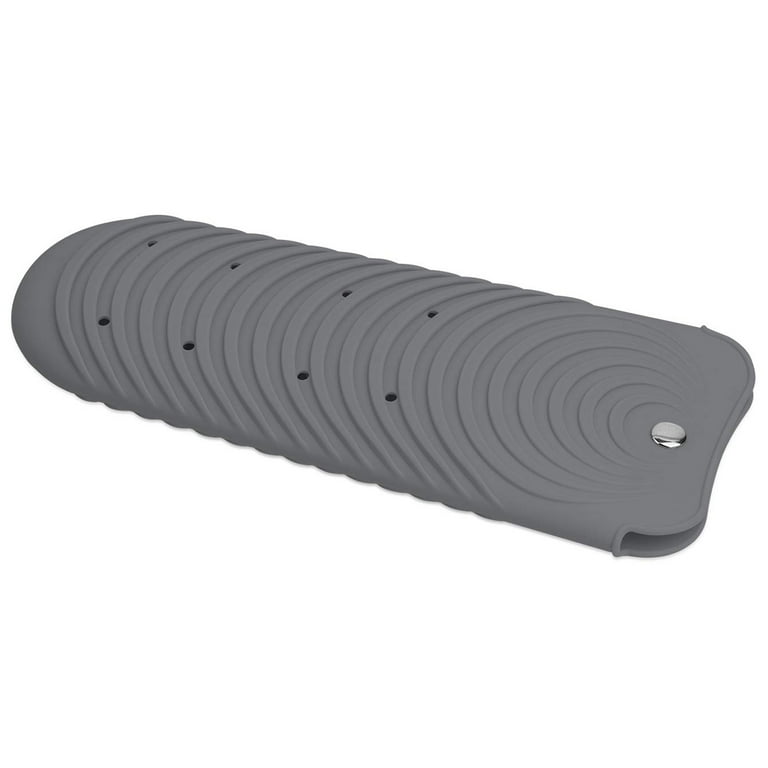 Gray Hair Straightener Pouch Heat Resistant Mat Holder for Flat