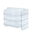 thumbnail image 2 of Aursykel Multi functional Kitchen Organizer Transparent Storage Drawer Shelf for Fruits Vegetables Side Dishes Multi layer Design Easy Extraction Anti slip for Home Organization, 2 of 8