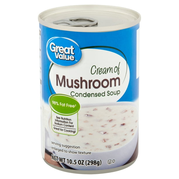 Great Value Cream of Mushroom Condensed Soup, 10.5 oz
