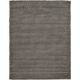 thumbnail image 1 of Unique Loom Solo Solid Shag Collection Modern Plush Area Rug, 9 x 12 Feet, Graphite Gray, 1 of 5