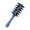 Blue, variant on Curly Styling Comb with Extended Bouncing Teeth for Gentle Detangling and Scalp Massage Ideal for Daily Hair Care and Smooth Styling Results