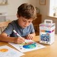 thumbnail image 7 of 24 Colors Round Tip Acrylic Paint Markers,Drawing Pens for Stone, Wood, Canvas, Ceramic, Glass, Rock Painting and DIY Crafts, 7 of 7