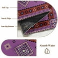 thumbnail image 6 of Purple Boho Entryway Rug 2'x3'&nbsp; Non Slip Front Door Mats, Country Abstract Geometric Ethnic Aesthetic Entrance Rugs Indoor Outdoor Carpet, Washable Floor Mats Small Area Rug for Bedroom Kitchen, 6 of 8