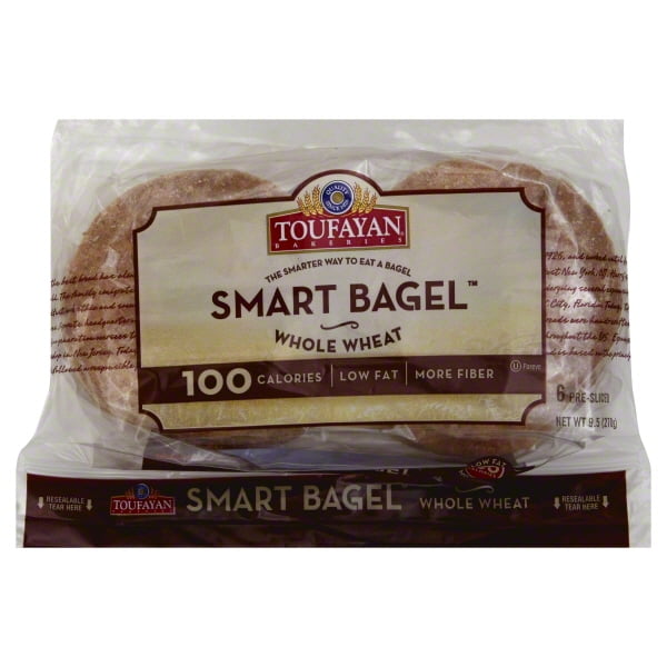 Toufayan Bakeries Toufayan Smart Bagel 6 Ea Walmart Com Walmart Com