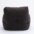 thumbnail image 5 of Soft Tufted Foam Bean Bag Chair, Fluffy Lazy Sofa with Teddy Fabric, Stuffed Reading Chair, Lounge Chair for Bedroom, Living Room, Apartment, Dark Gray, 5 of 8