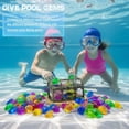 thumbnail image 2 of Diving Gems Pool Toys with Pirate Treasure Chest, Colorful Acrylic Diamonds, Underwater Sinking Swim Toys for Age 3+ Pool Games, 2 of 7