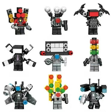 9SZT.Skibidi Toilet Blocks Set Toy Brick Skibidi Toilet Building Blocks Toy Set