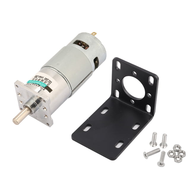 XD‑42GA775 Micro DC Gear Motor Large Torsion Adjustable Speed Motor with Bracket(200RPM24v)