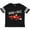 Football Black and White, variant on Born to Race- Red Race Car Boys or Girls Toddler T-Shirt