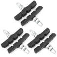 thumbnail image 2 of Juego de 3 pares de pastillas de freno en V silenciosas para bicicletas de montaña, bicicletas plegables y motocross, 2 of 8