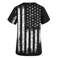 thumbnail image 4 of TIMIFIS Womens Scrub Tops Uniform 4th of July Patriotic Scrub Summer V Neck Short Sleeve T Shirts Working Nursing Scrub Tops with Pockets - Spring/Summer, 4 of 5