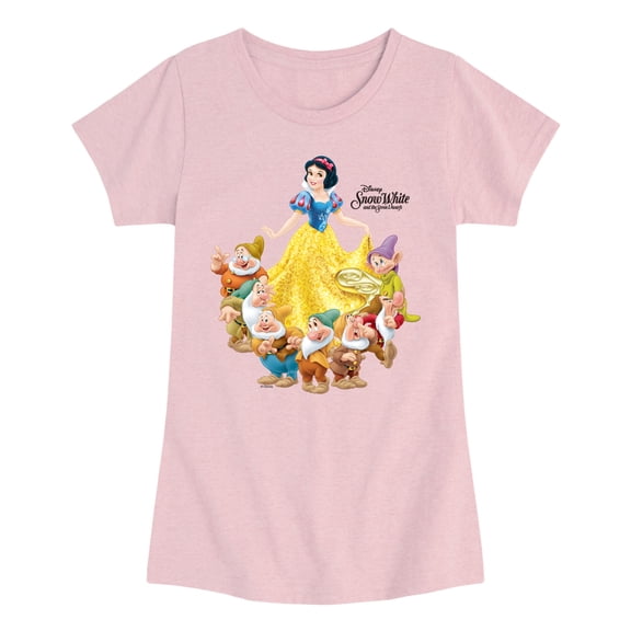 Disney Princess - Snow White Poster - Youth Girls Fitted Short Sleeve T-Shirt