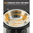 thumbnail image 4 of Hilax 5-SPEED Centrifugal Juicer Machines Vegetable and Fruit,1100W Juice Extractor with 3" Feed Chute,BPA Free,Easy to Clean,High Juice Yield,Champagne, 4 of 11