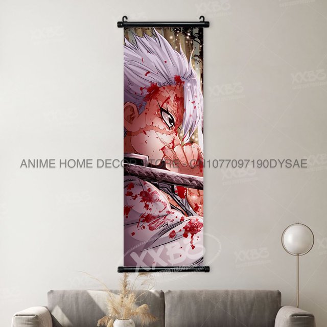 Demon Slayer Anime Canvas and PVC Wall Art Scrolls for Home Decor Various Sizes