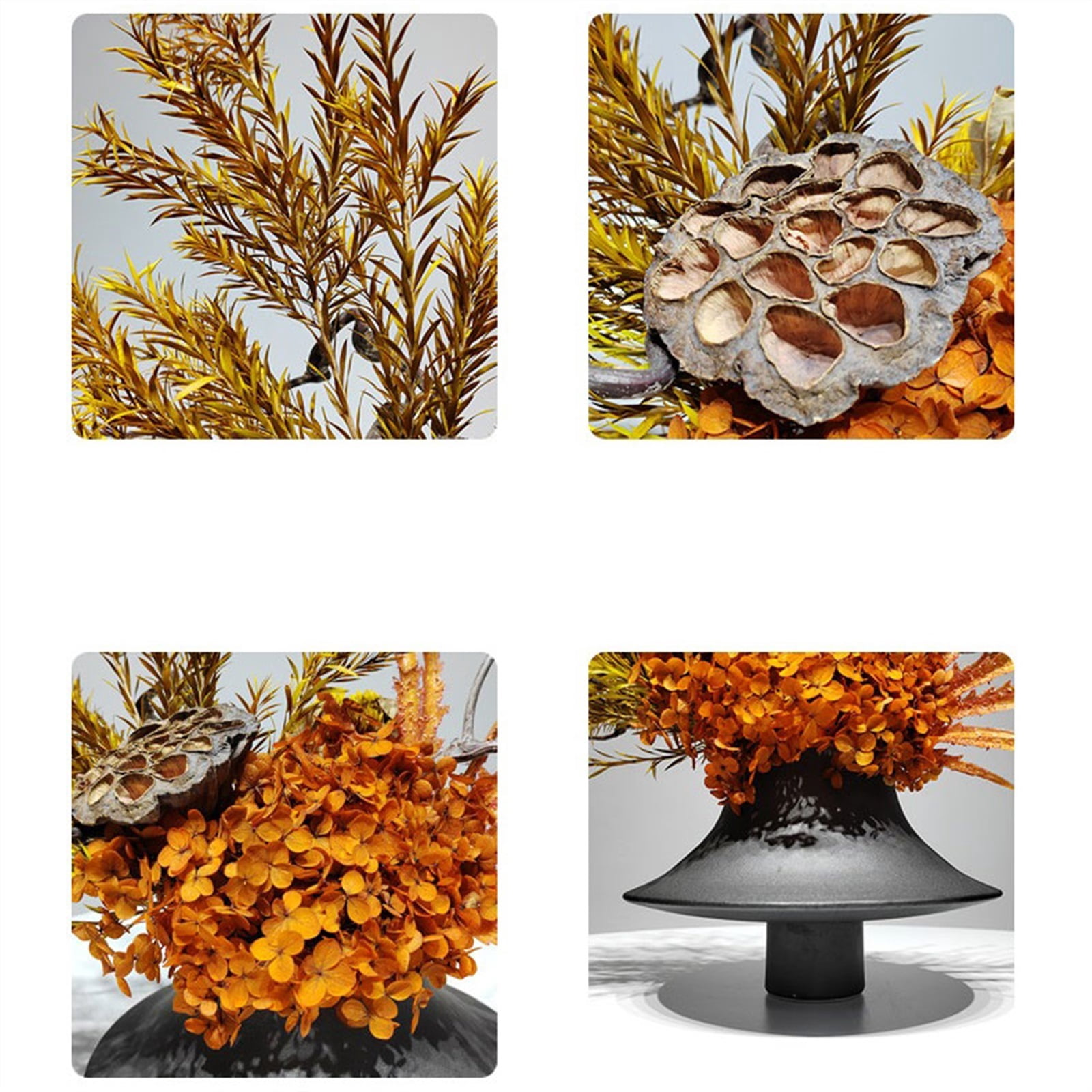 Zen Soft Decoration Simulation Flower Art Dried Flower Set Restaurant Tea Room Coffee Table Decorative Arrangement