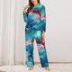 thumbnail image 2 of Balery Aurora Borealis Village Conjunto de Pijama con Estampado para Mujer, Conjunto de Dos Piezas con Manga Larga, Ropa de Dormir Suave con Bolsillos, Pijamas Cómodos-X-Large, 2 of 7