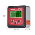 thumbnail image 3 of GemRed Level Angle Meter Digital Angle Meter Inclinometer Level Magnetic Base, 3 of 8