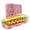 Pink, variant on NOGIS 200 Pcs Paper Hot Dog Trays 5.5 Inch Paper Food Trays Concession Stand Supplies Disposable Hot Dog Holder Paper Hotdog Boats Rectangular Fluted Paper Hot Dog Liners for Takeout Food