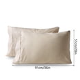 thumbnail image 3 of Pillowcase Solid Red King Size 20.0 X 36.0 Inch 1 Piece Envelope Pillow Cover For Bedroom, 3 of 3
