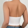 thumbnail image 5 of Womens Tank Top Floral Halter Neck Cami Summer Style Sleeveless Top Womens Cami White L, 5 of 6