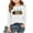 White2, variant on WMTBSRSW Girls Thanksgiving Shirt Cute Pumpkin and Bow Graphic Tee Casual Long Sleeve Crewneck Tops Holiday Blouse